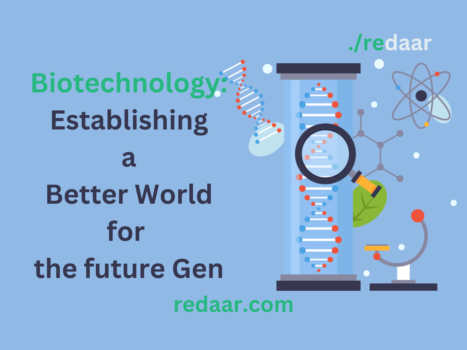 Biotechnology: Establishing a Better World